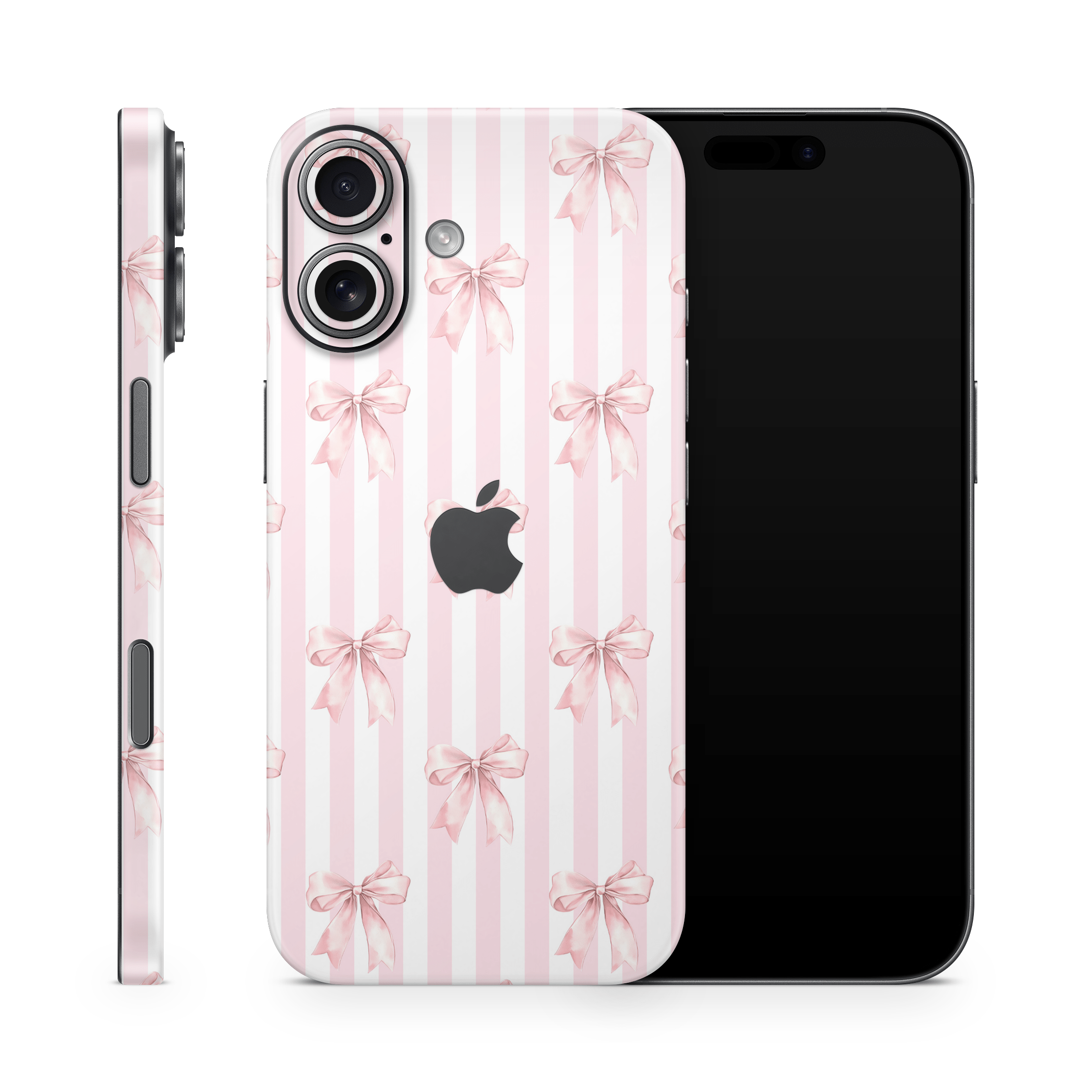 Blush Bows Apple iPhone Skins