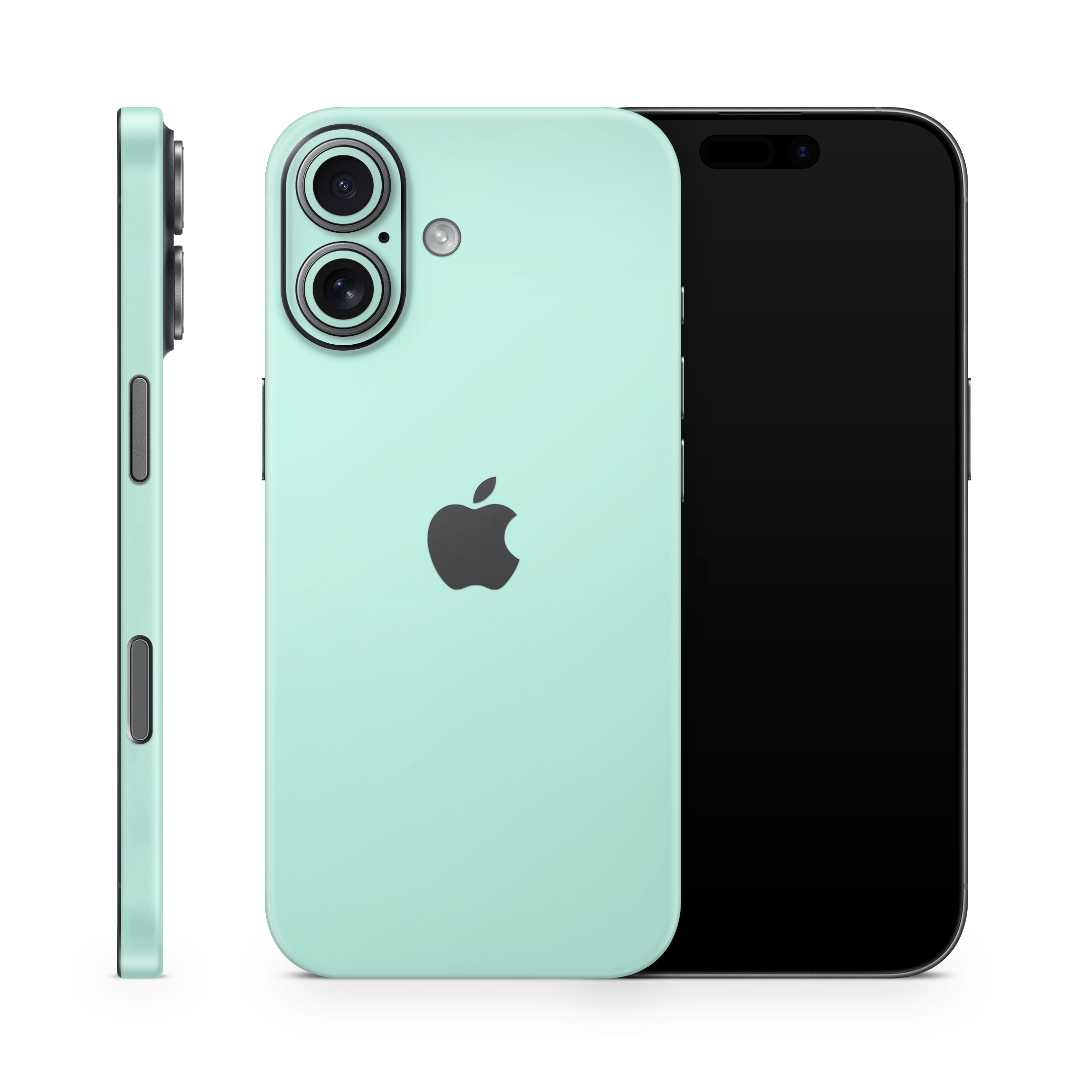 Pastel Mint Apple iPhone Skins
