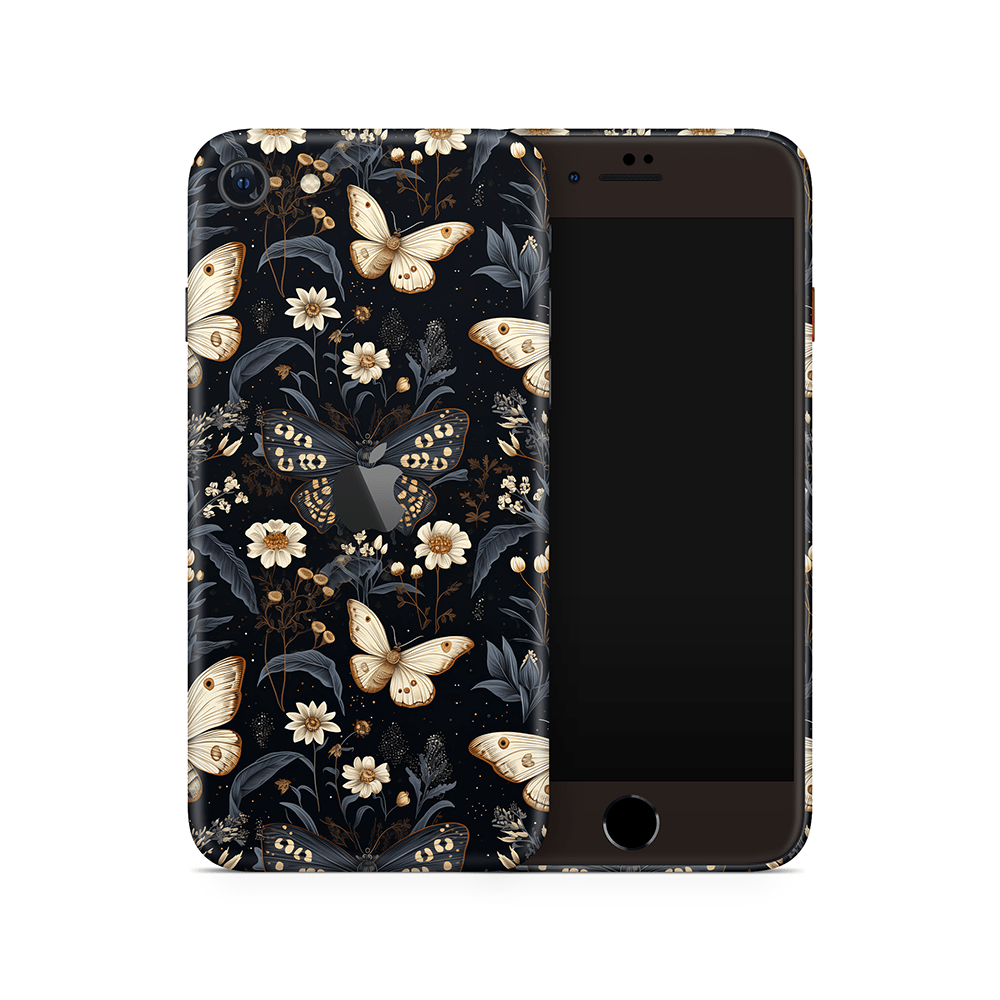 Midnight Flutter Apple iPhone Skins