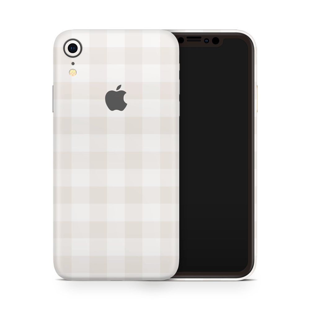 Beige Linen Apple iPhone Skins