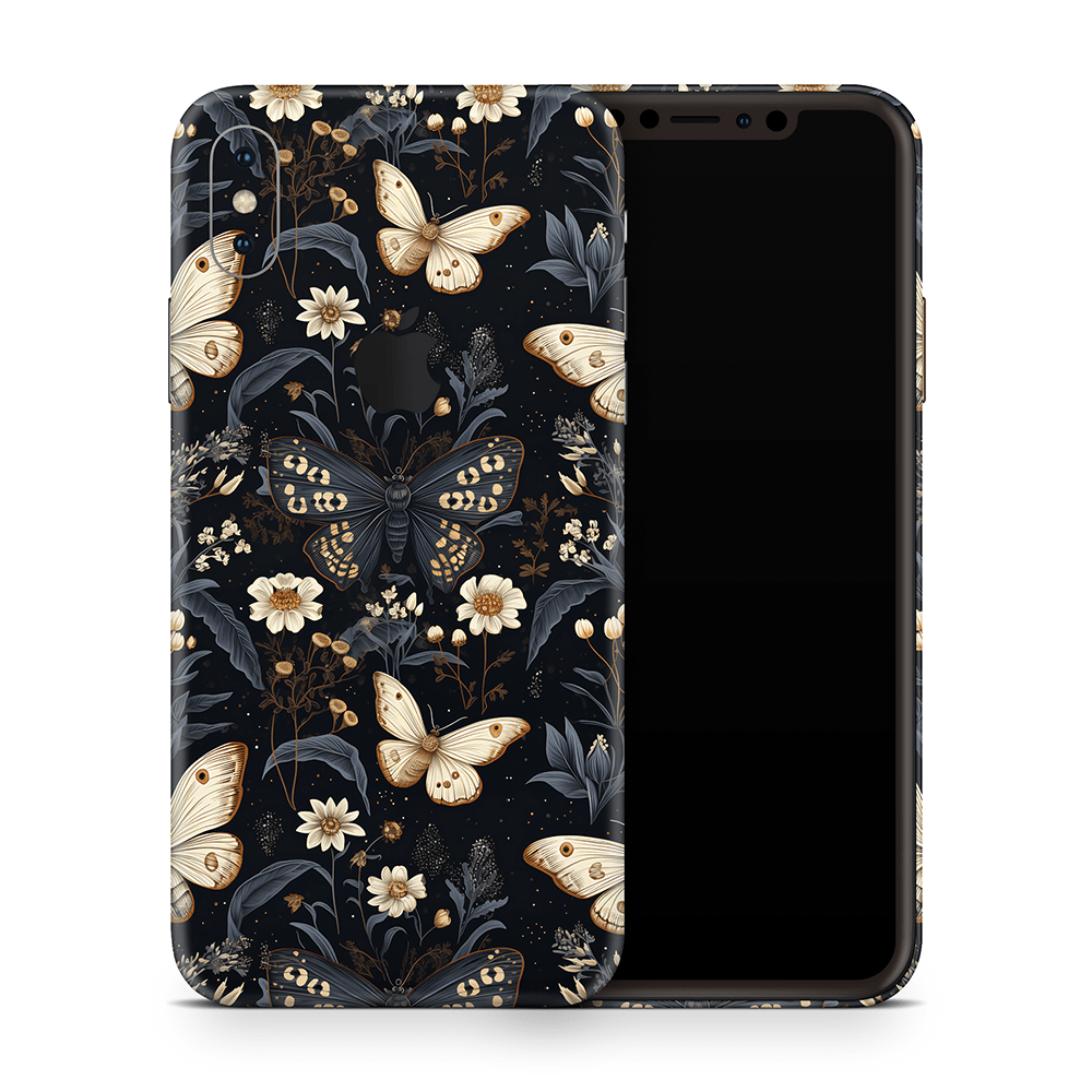 Midnight Flutter Apple iPhone Skins