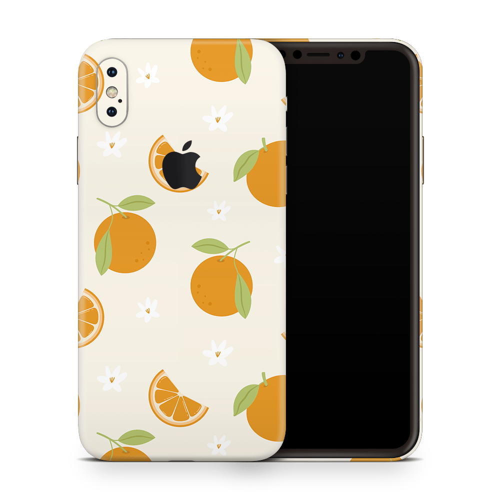 Sunkissed Citrus Apple iPhone Decal Skins