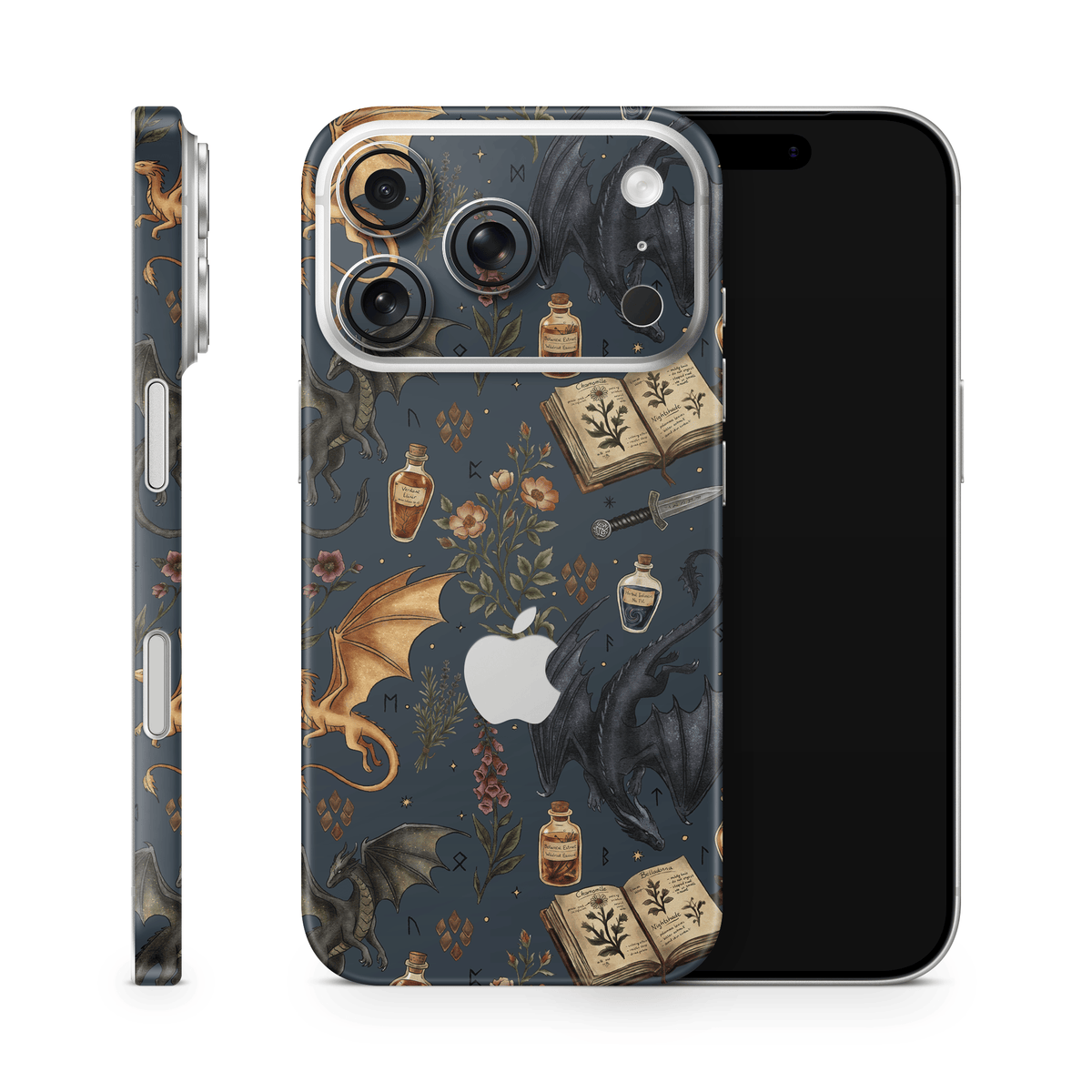 Midnight Dragons Apple iPhone Decal Skins