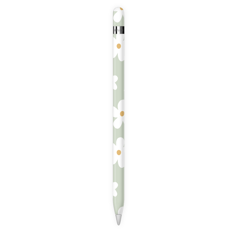 Sage Daisies Apple Pencil Skins