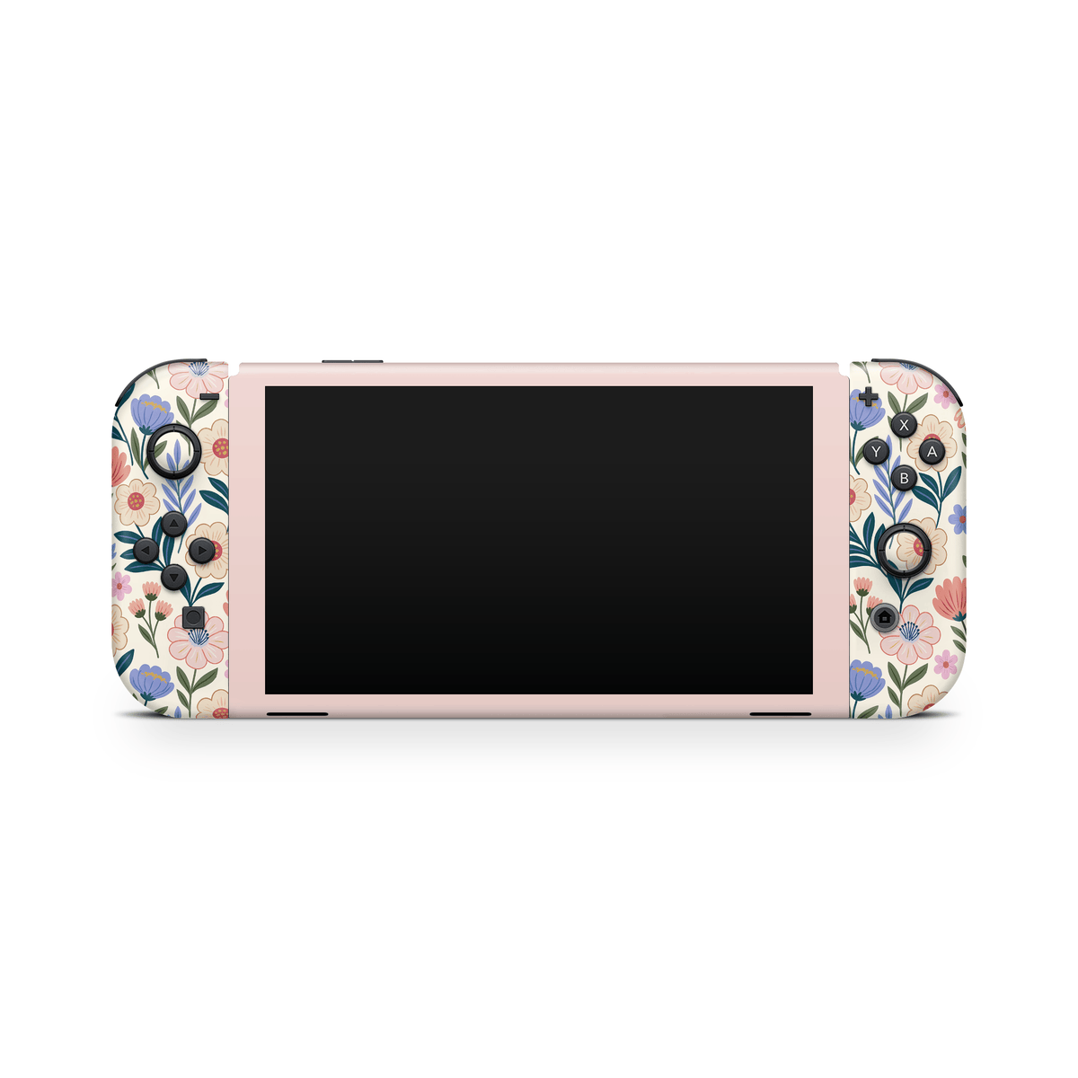 Sunset Wildflowers Nintendo Switch OLED Decal Skin
