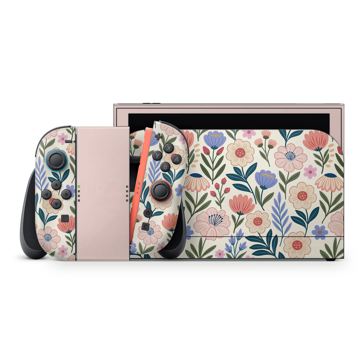 Sunset Wildflowers Nintendo Switch 2 Decal Skin