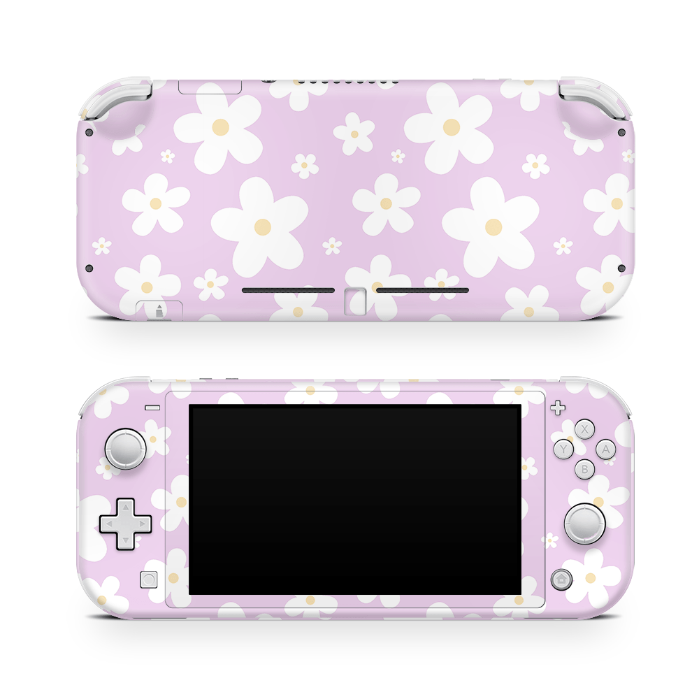 Aster Daisy Nintendo Switch Lite Skin