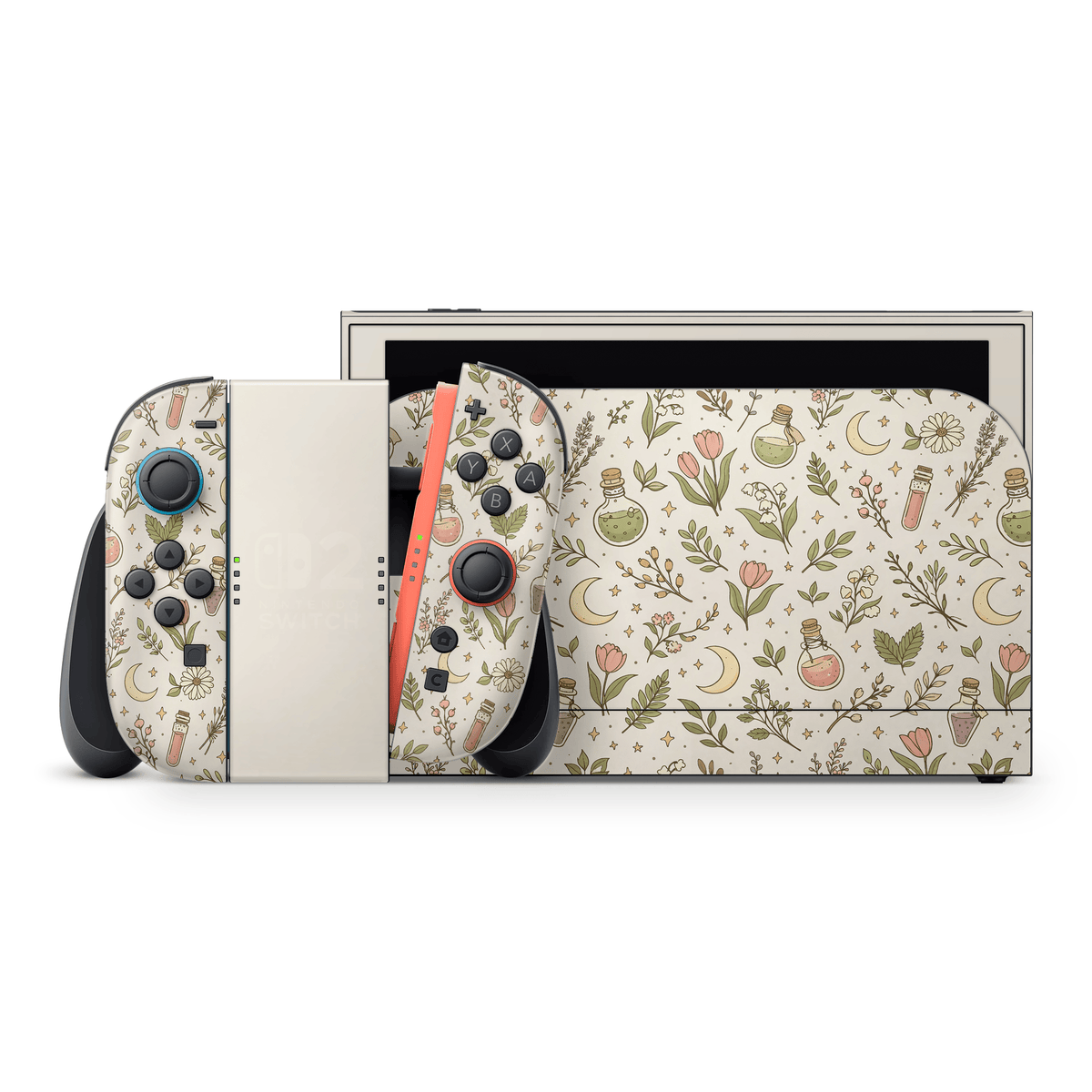 Witchy Botanicals Nintendo Switch 2 skin
