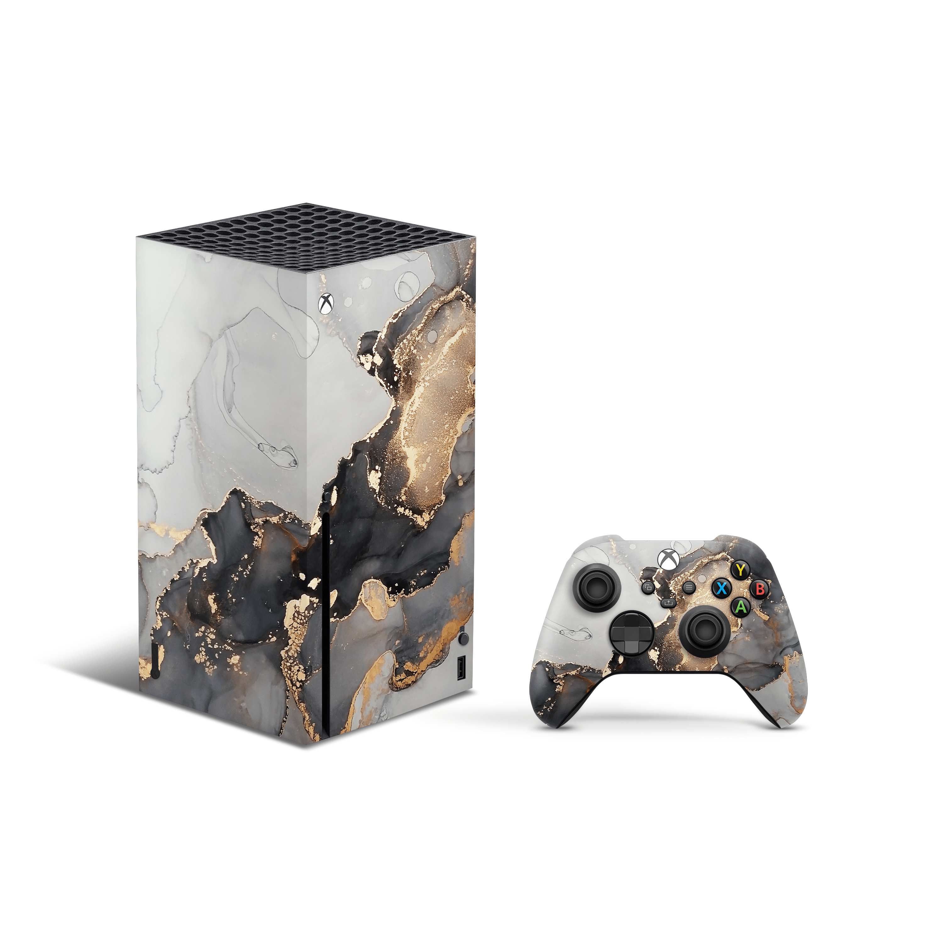 Black Marble Xbox Series X Skin