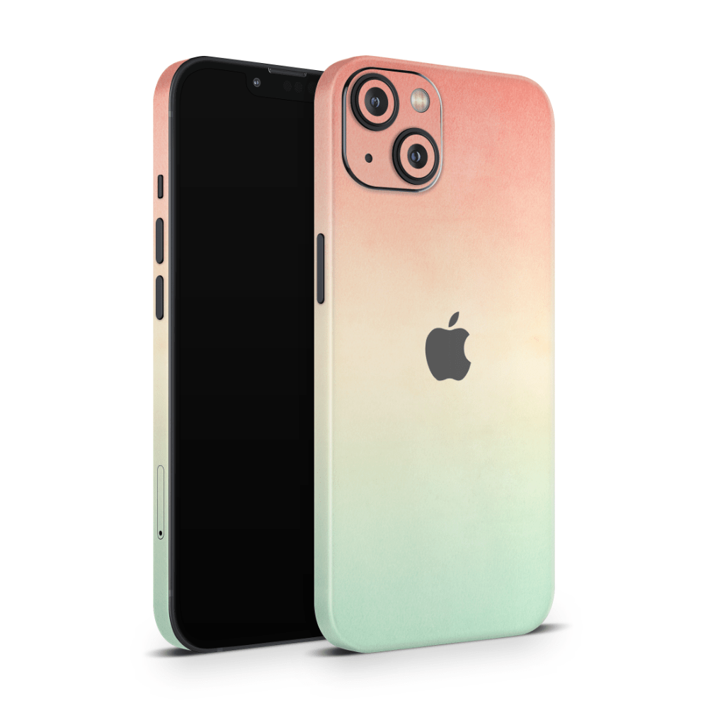 Peachy Sunset Apple iPhone Skins
