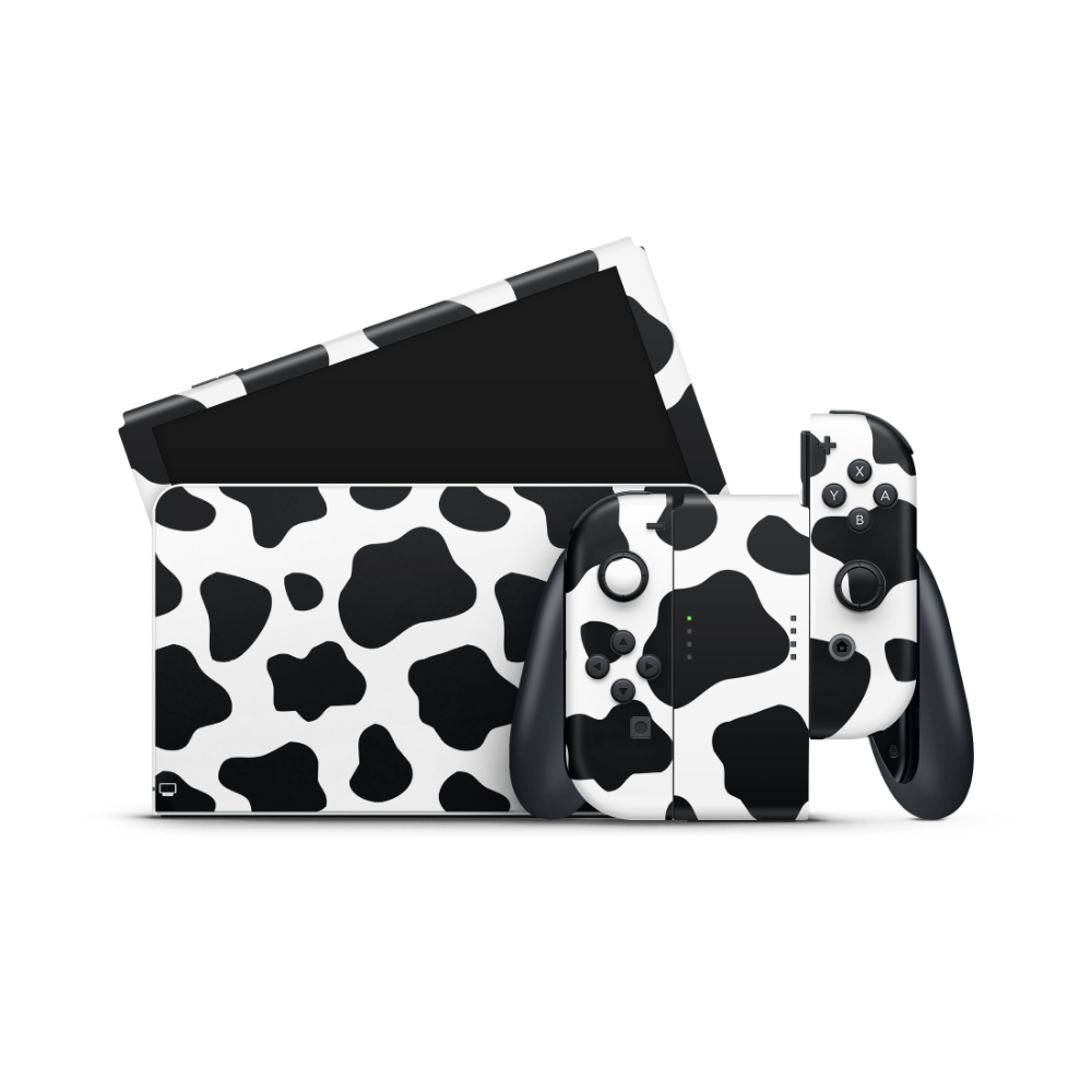 Milk Moo Moo Nintendo Switch OLED Skin