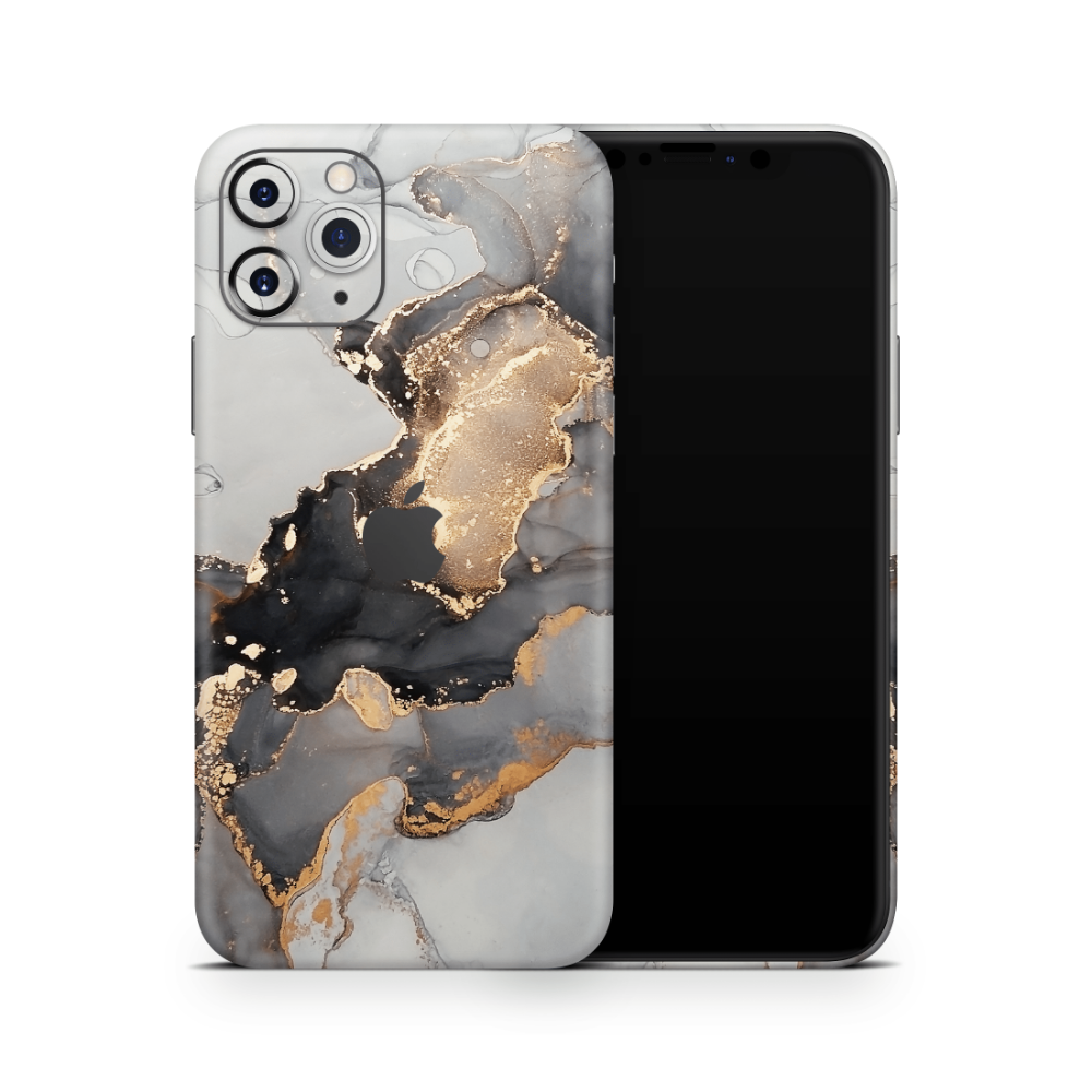 Black Marble Apple iPhone Skins