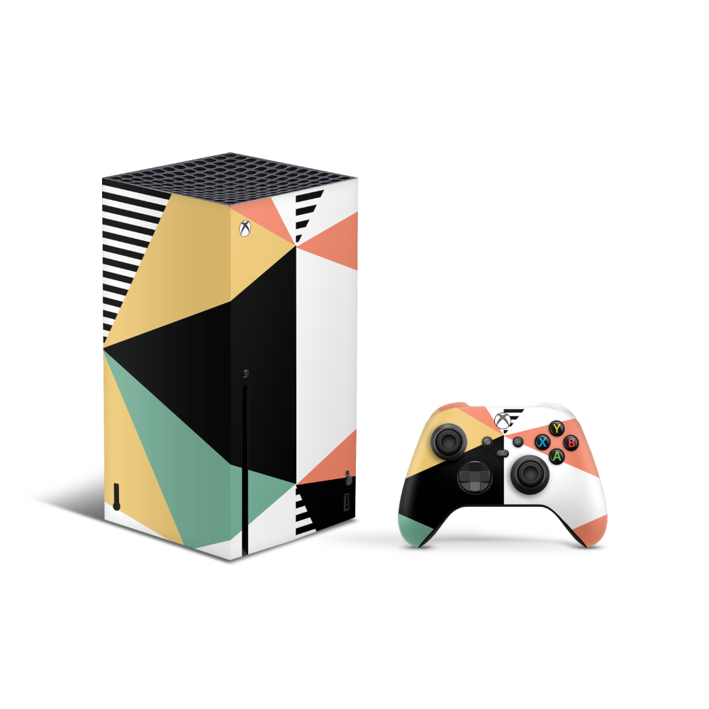 Retro Geo Xbox Series X Skin