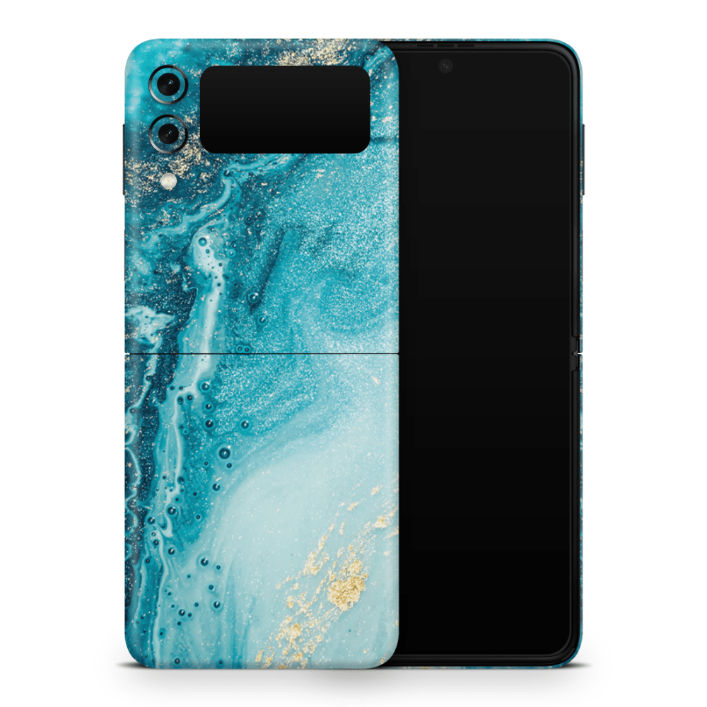 Aqua Beach Samsung Galaxy Z Flip / Fold Skins