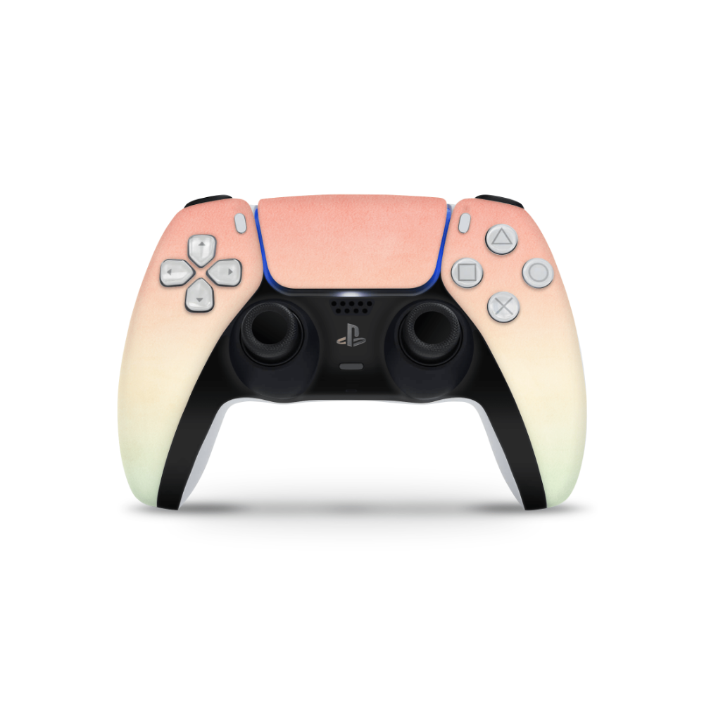 Peachy Sunset PS5 Controller Skin