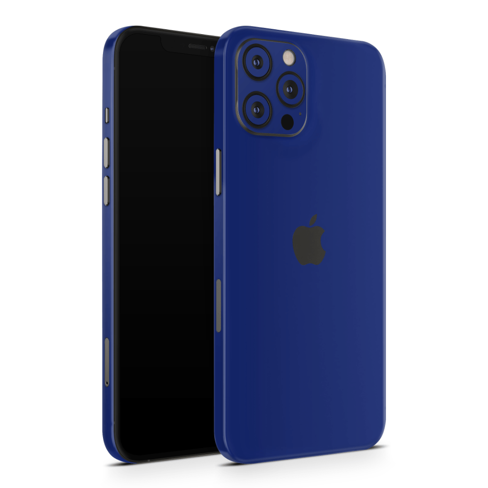 Royal Blue Apple iPhone Skins