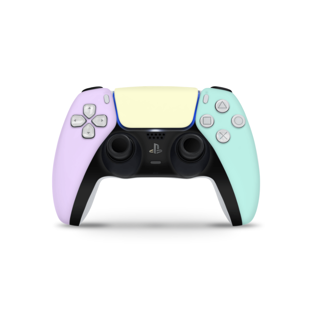 Retro Pastels PS5 Controller Skin