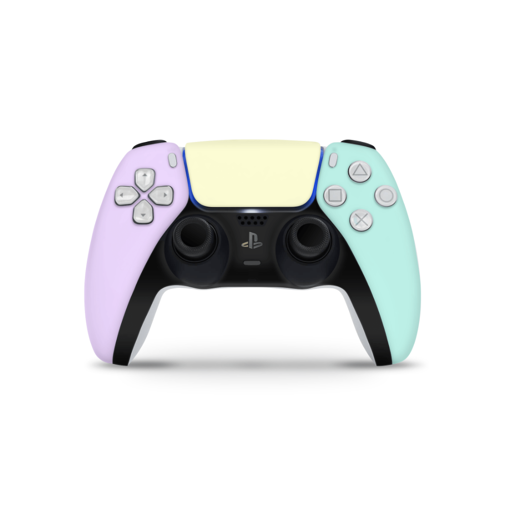 Pastel Color PS5 Controller Skin, Mix & Match Dualsense Controller
