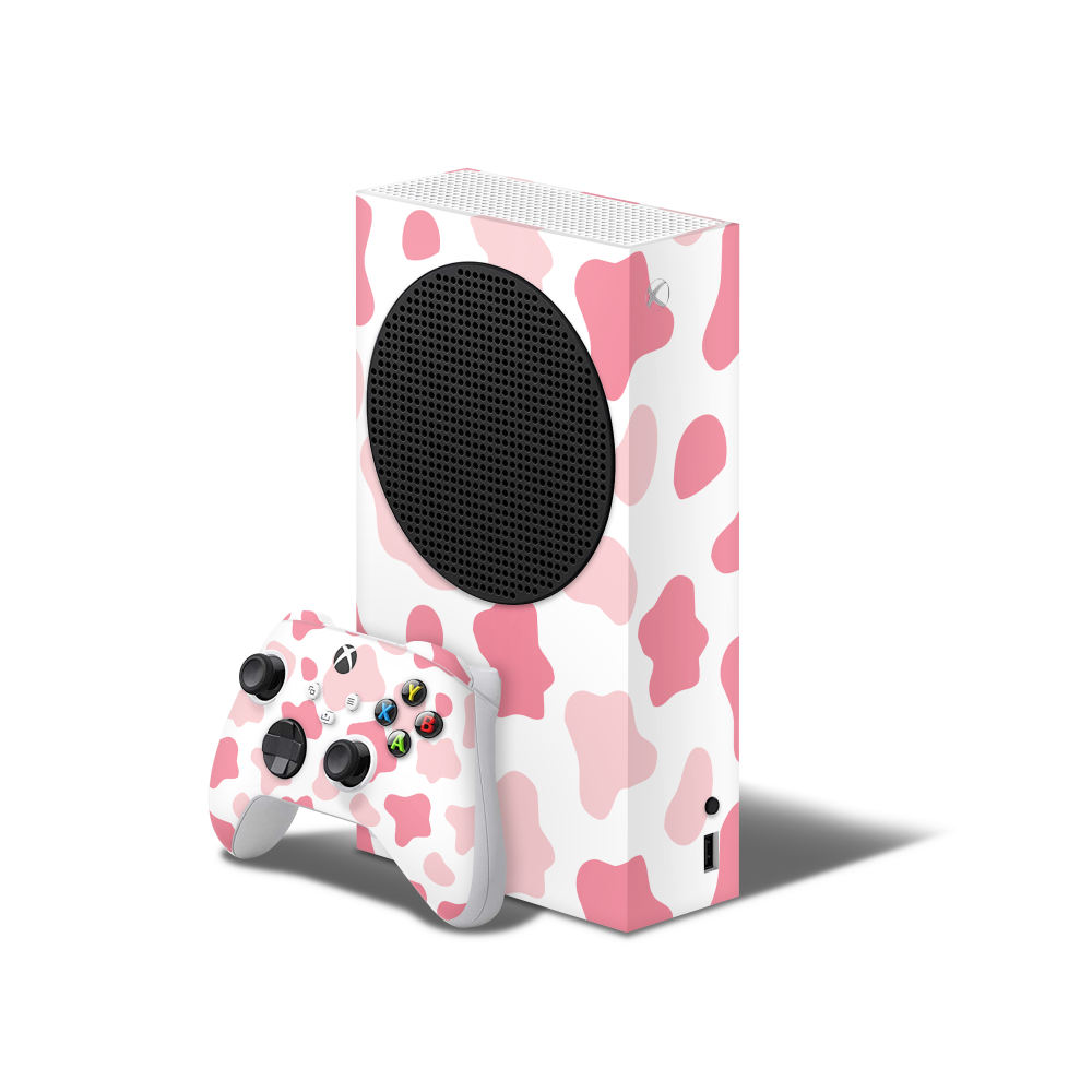 Strawberry Moo Moo Xbox Series S Skin