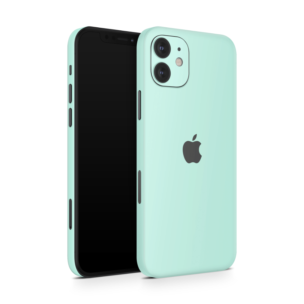 Pastel Mint Apple iPhone Skins