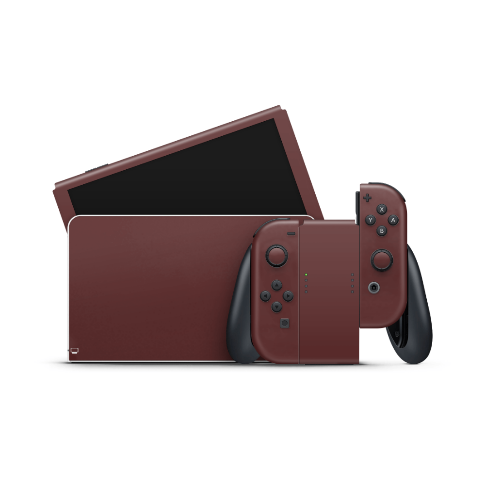 Plum Wine Nintendo Switch OLED Skin