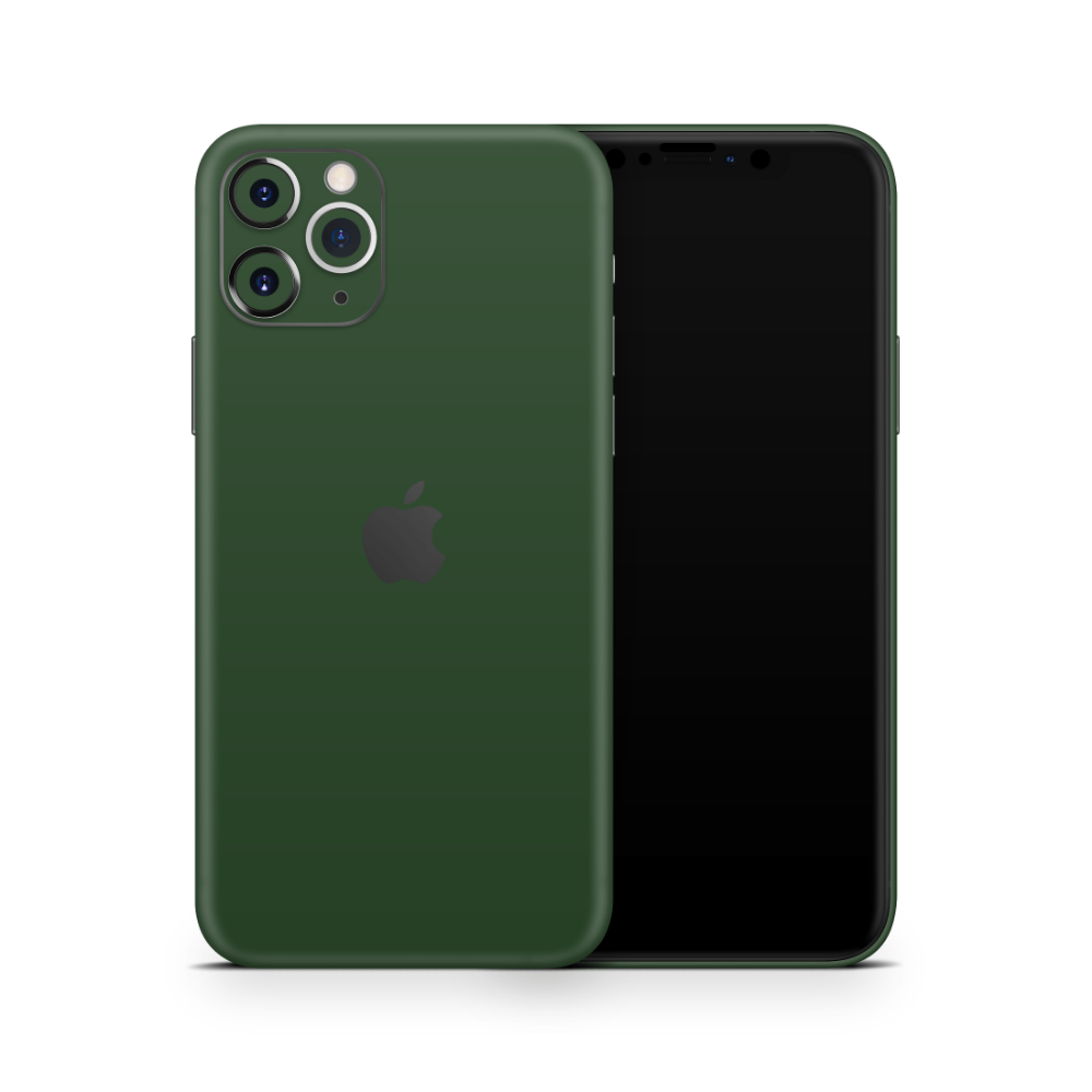Forest Green Apple iPhone Skins