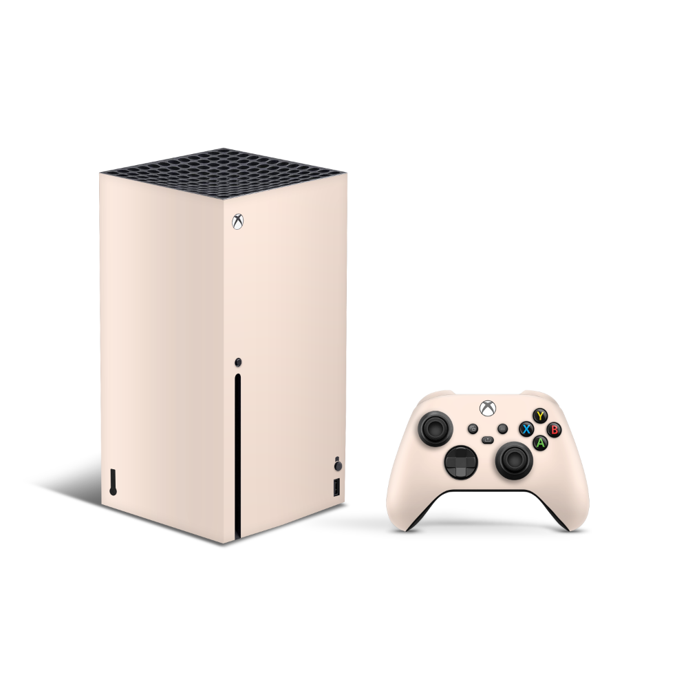 Light Creme Xbox Series X Skin
