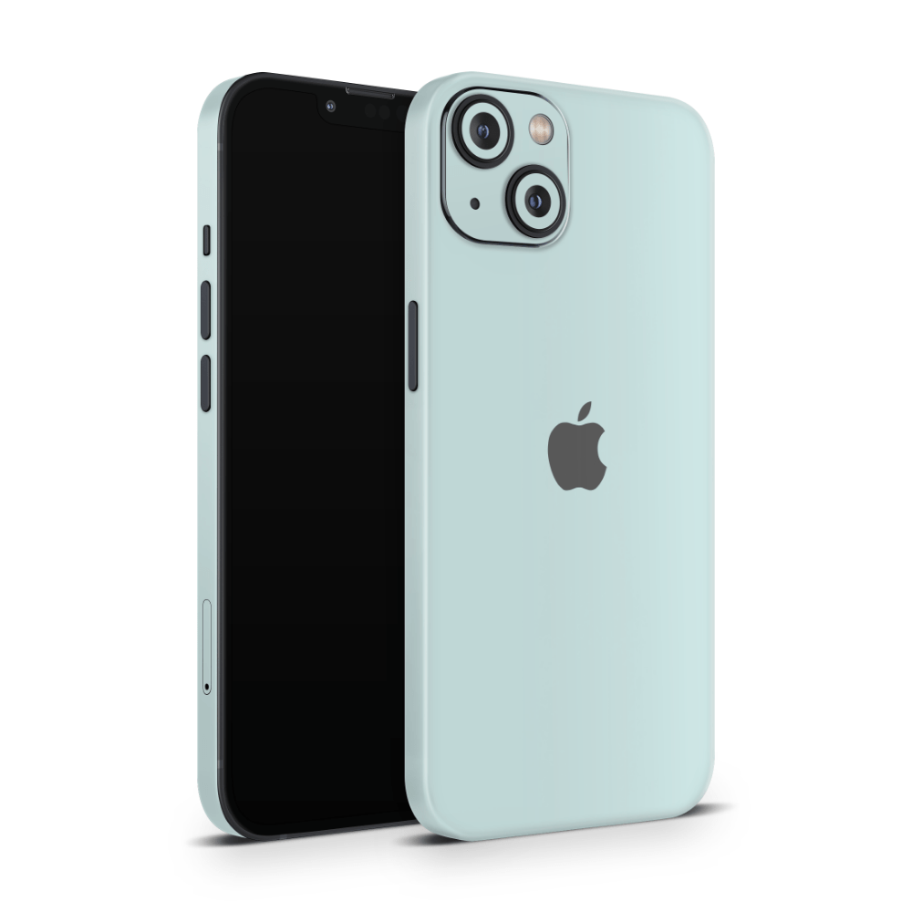 Dusty Blue Apple iPhone Skins