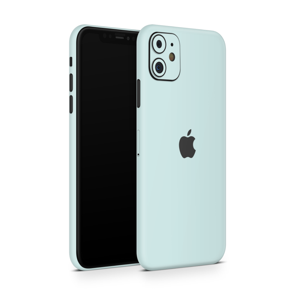 Dusty Blue Apple iPhone Skins