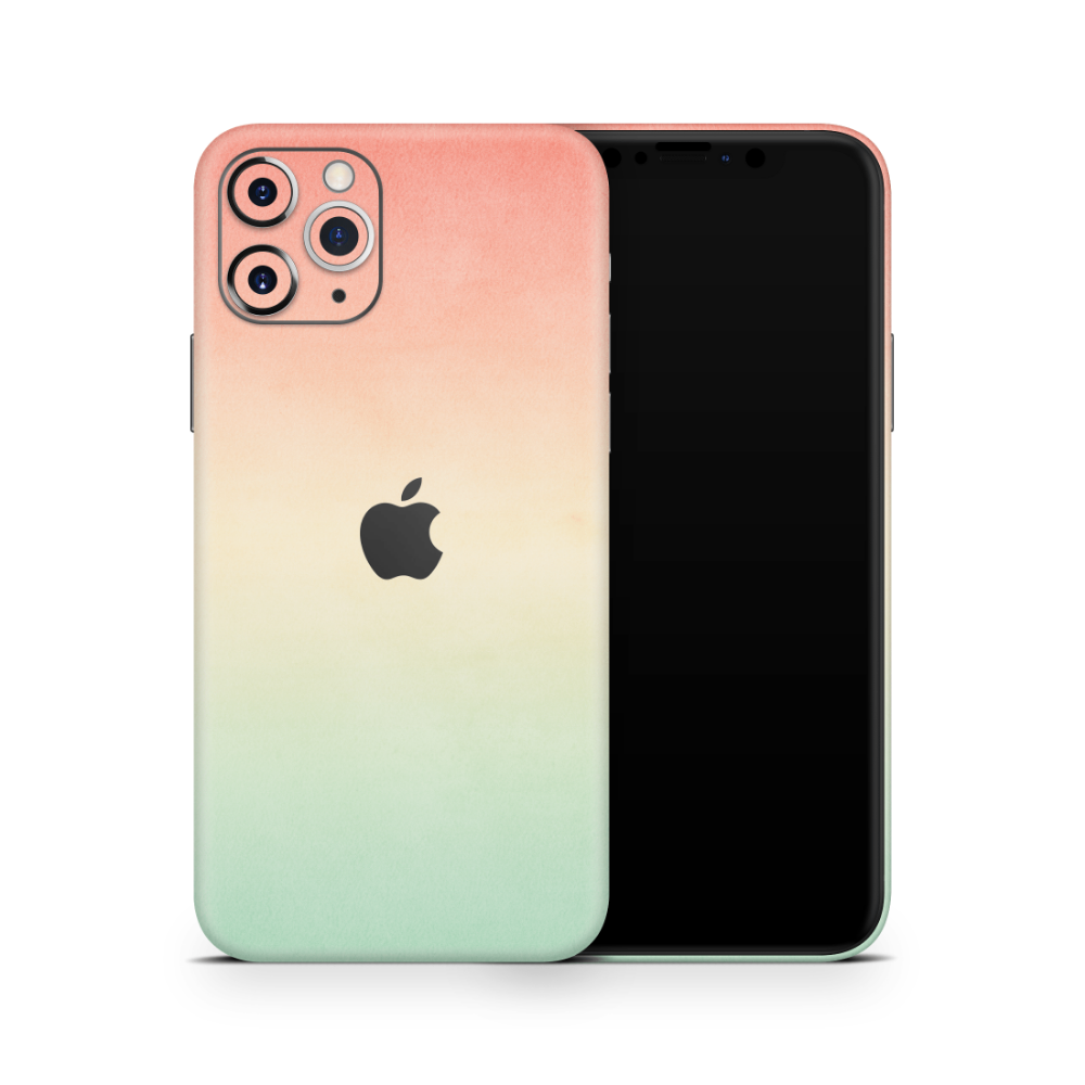 Peachy Sunset Apple iPhone Skins