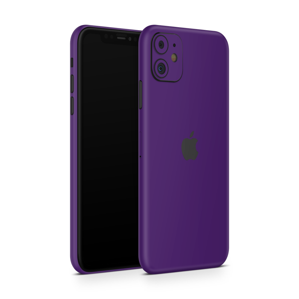 Deep Purple Apple iPhone Skins