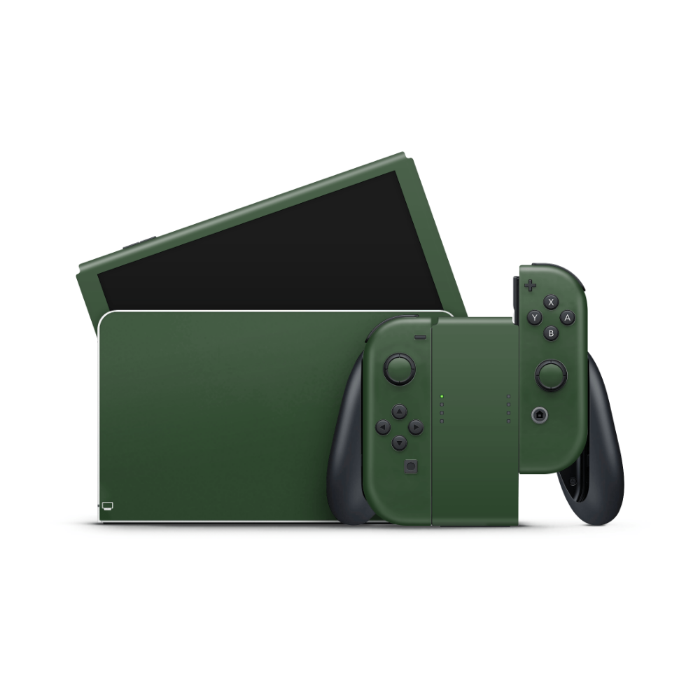 Forest Green Nintendo Switch OLED Skin