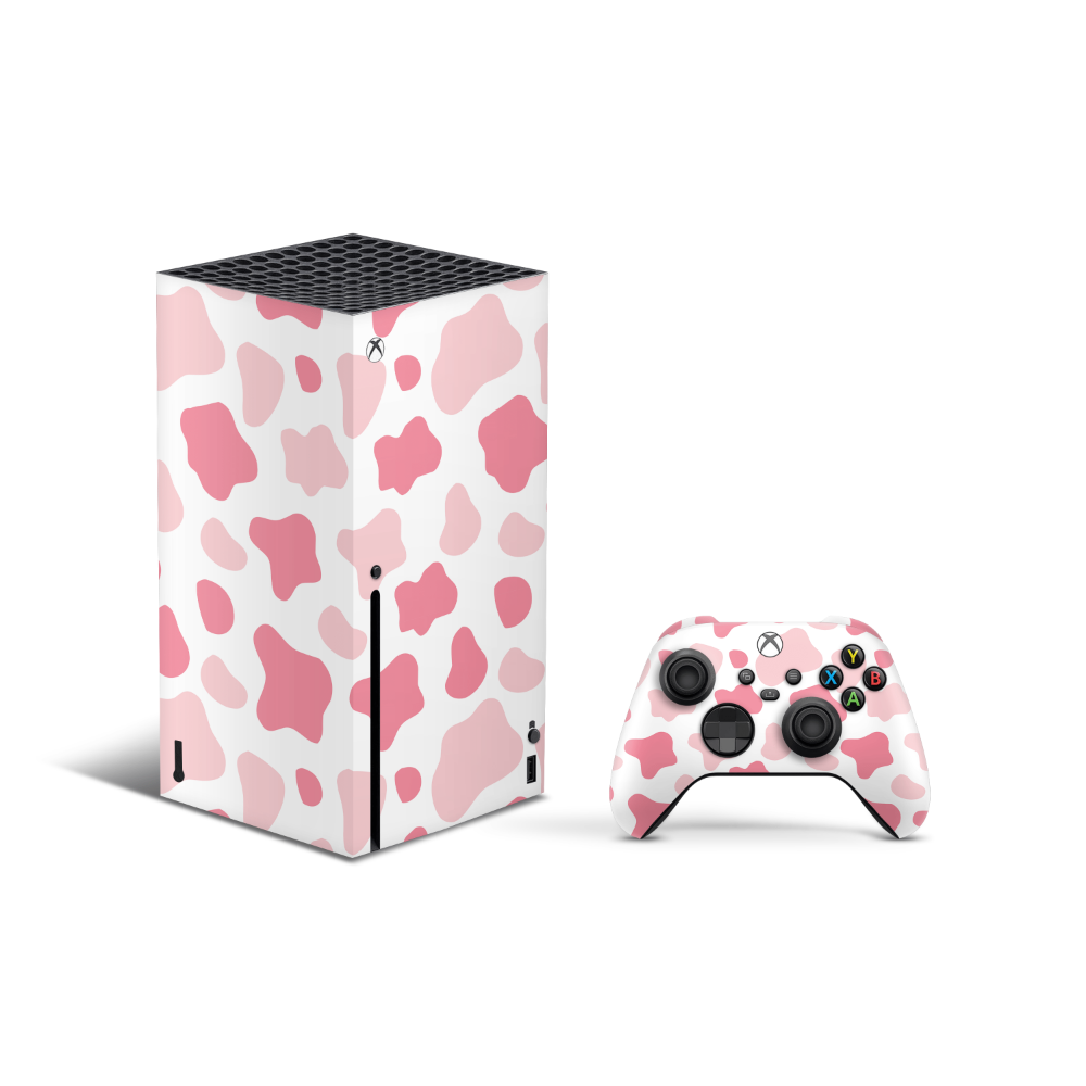Strawberry Moo Moo Xbox Series X Skin