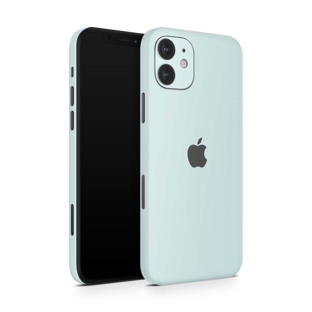 Dusty Blue Apple iPhone Skins
