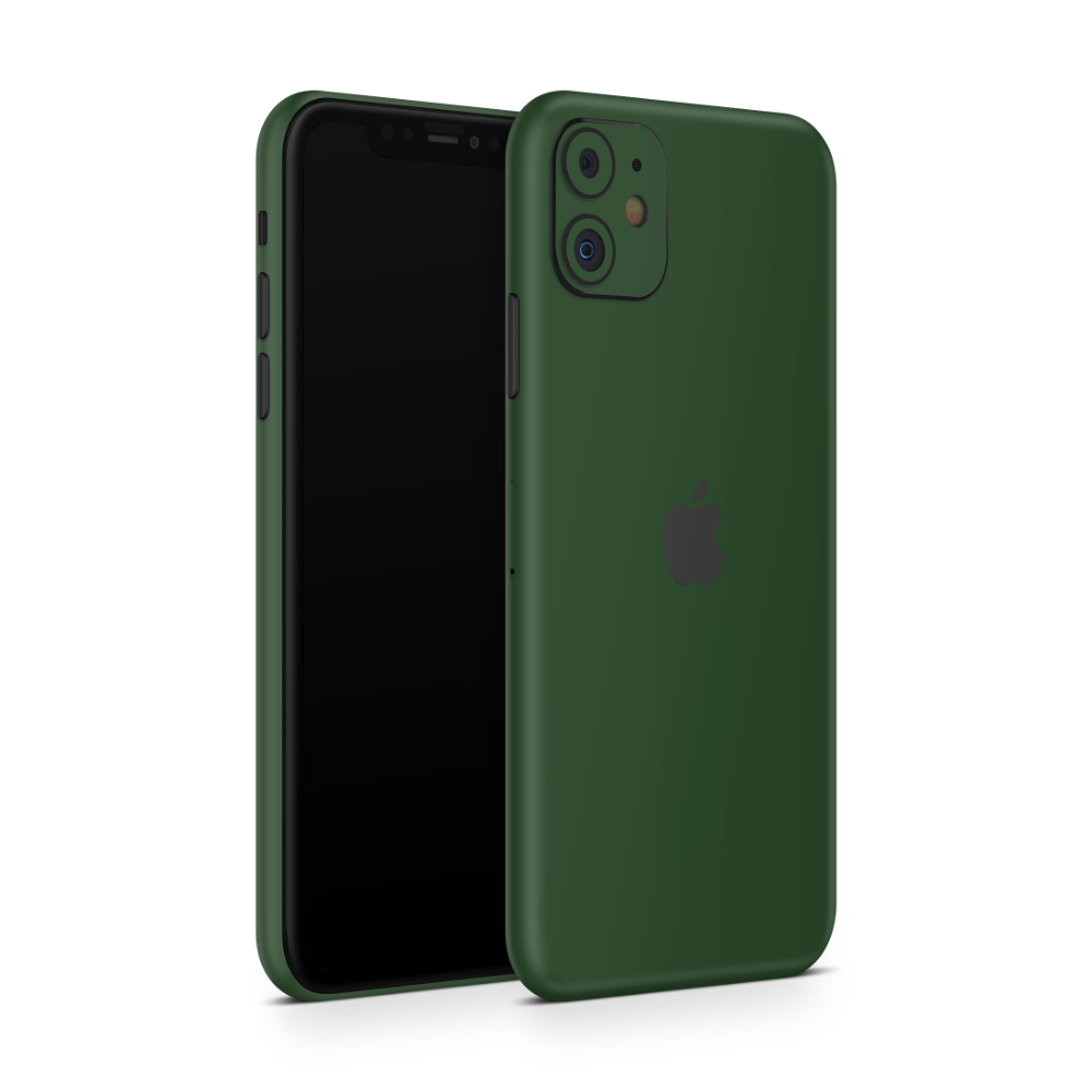Forest Green Apple iPhone Skins