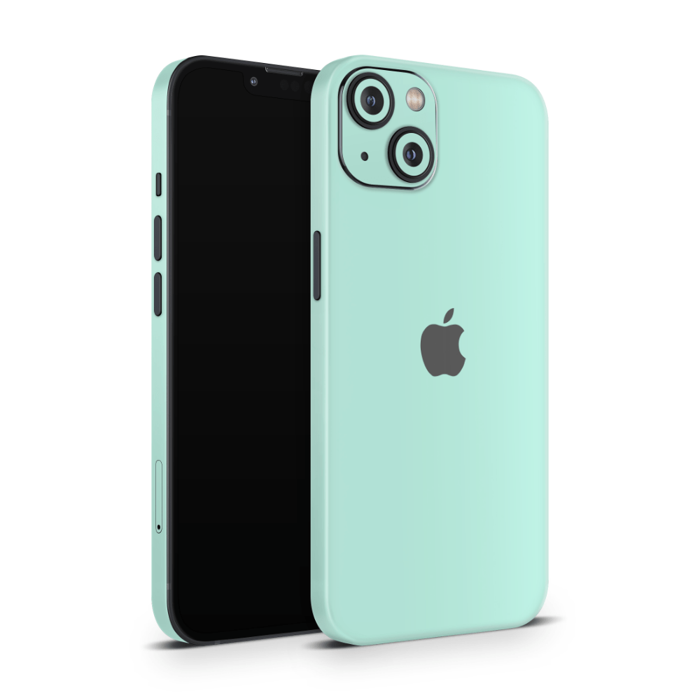 Pastel Mint Apple iPhone Skins