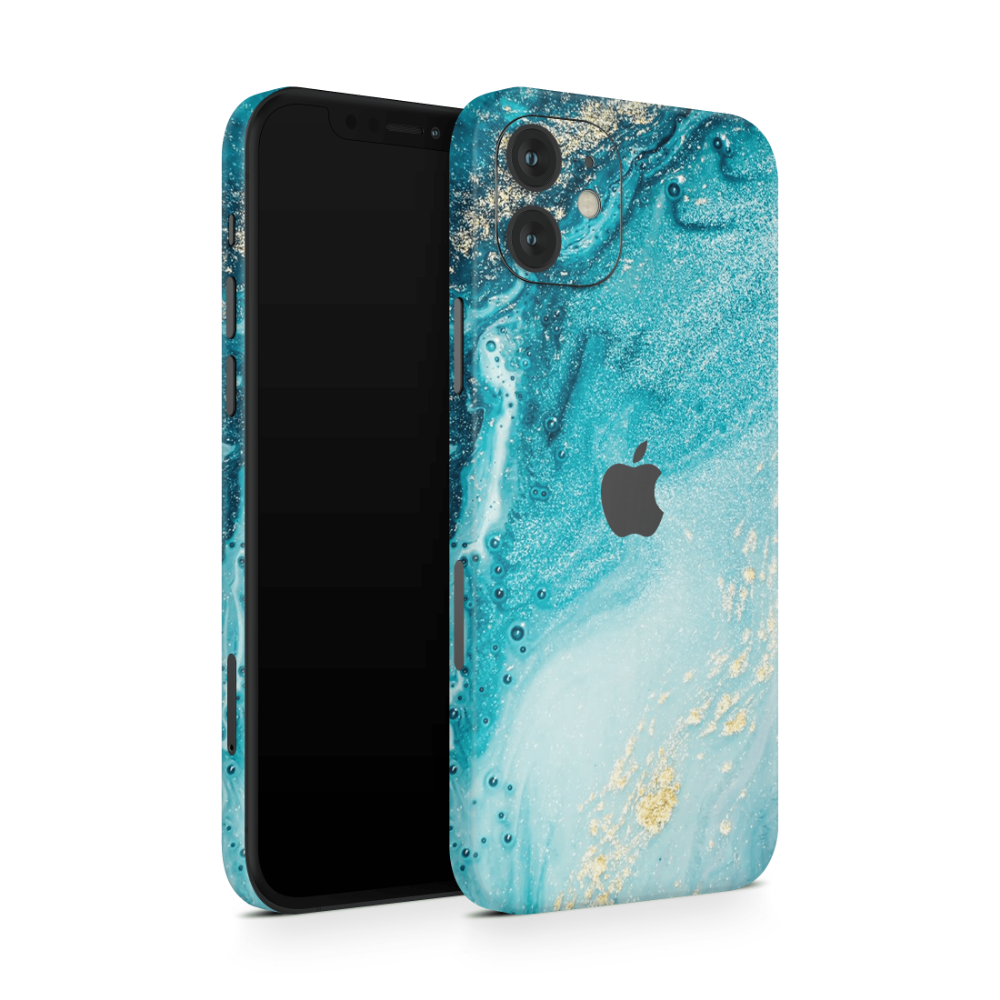 Aqua Beach Apple iPhone Skins