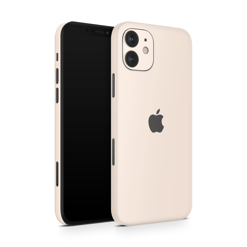 Light Creme Apple iPhone Skins