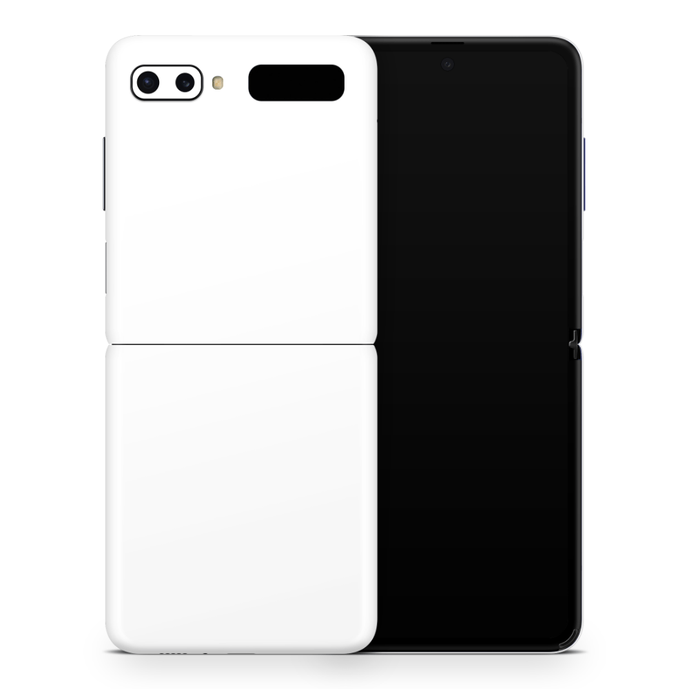 Crisp White Samsung Galaxy Z Flip / Fold Skins
