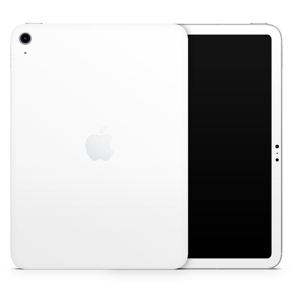 Crisp White Apple iPad Skin