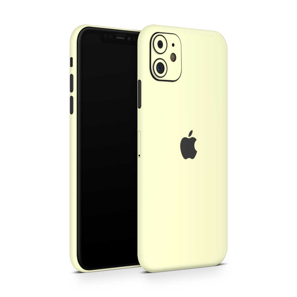 Eggy Yellow Apple iPhone Skins