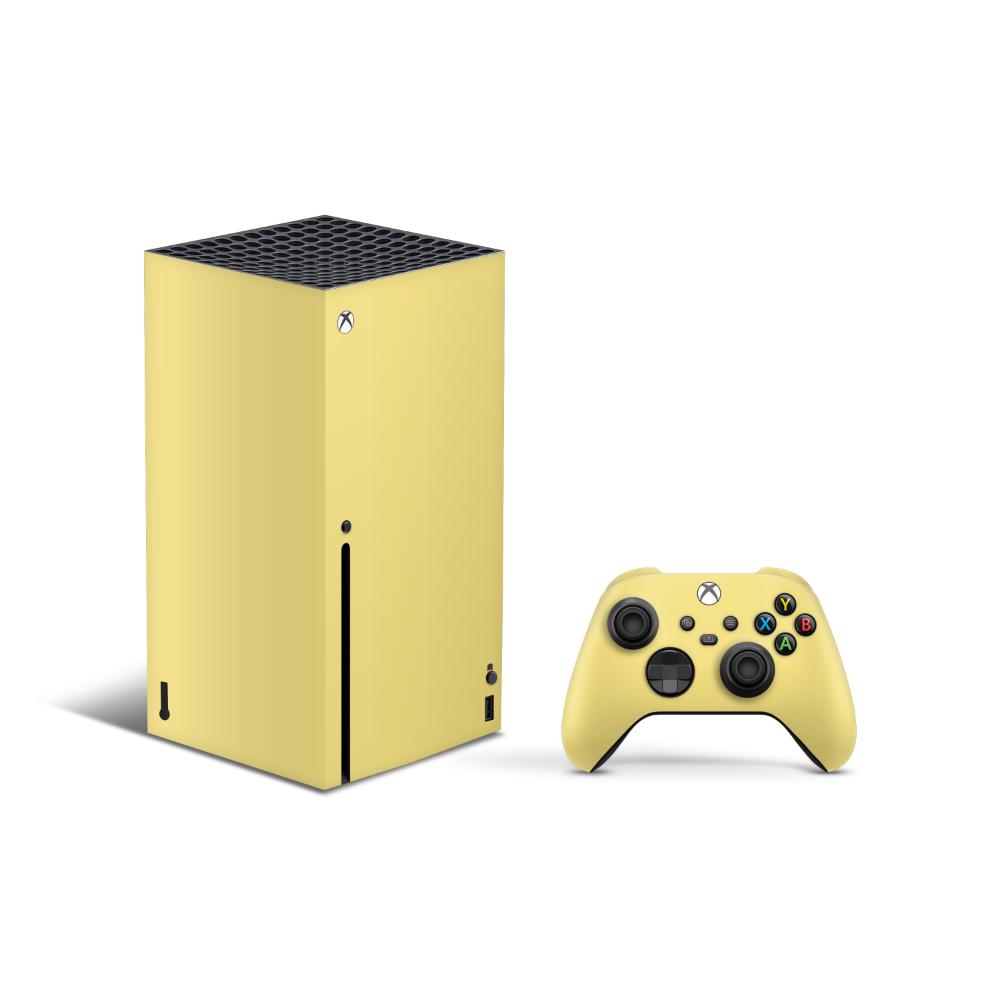 Mustard Yellow Xbox Series X Skin