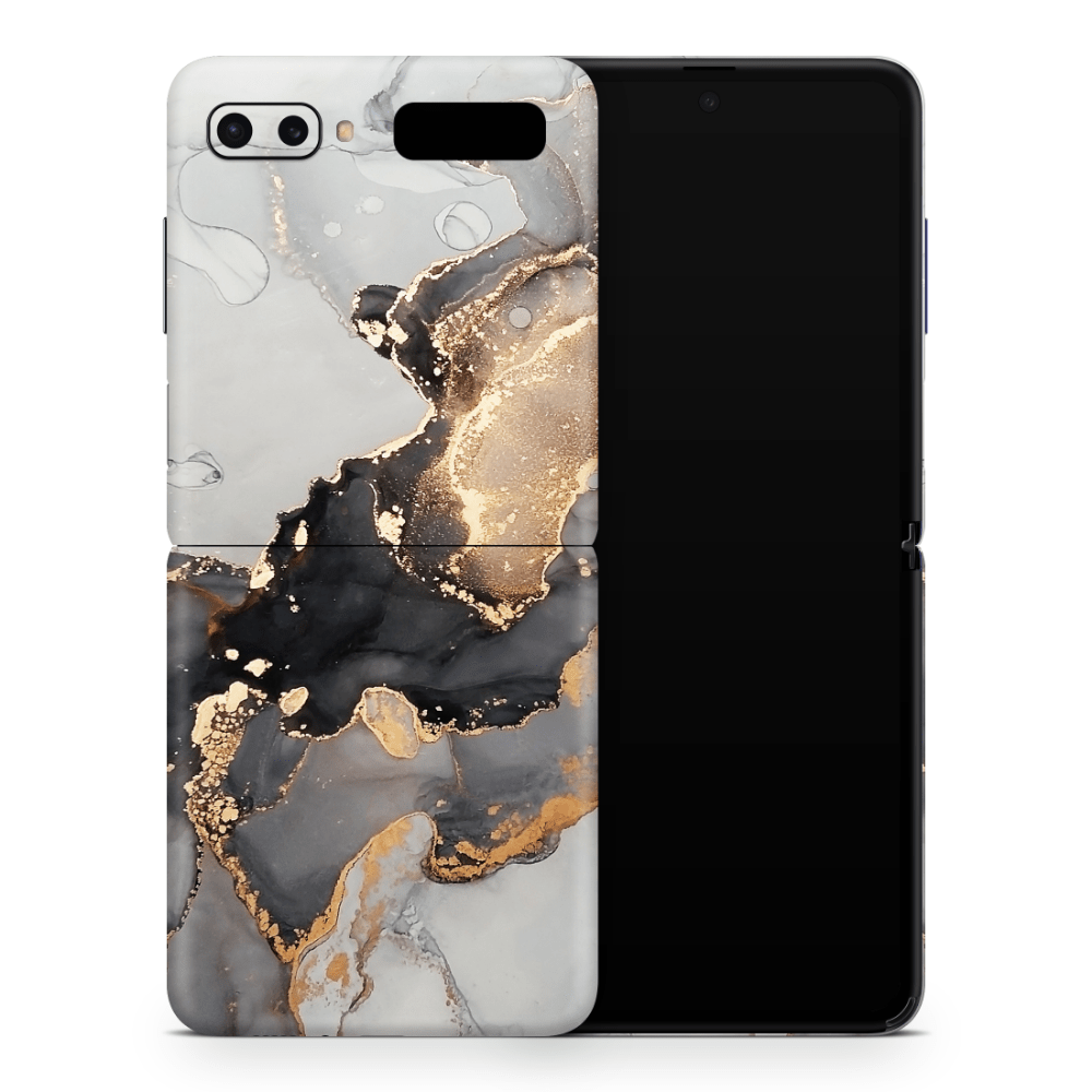 Black Marble Samsung Galaxy Z Flip / Fold Skins