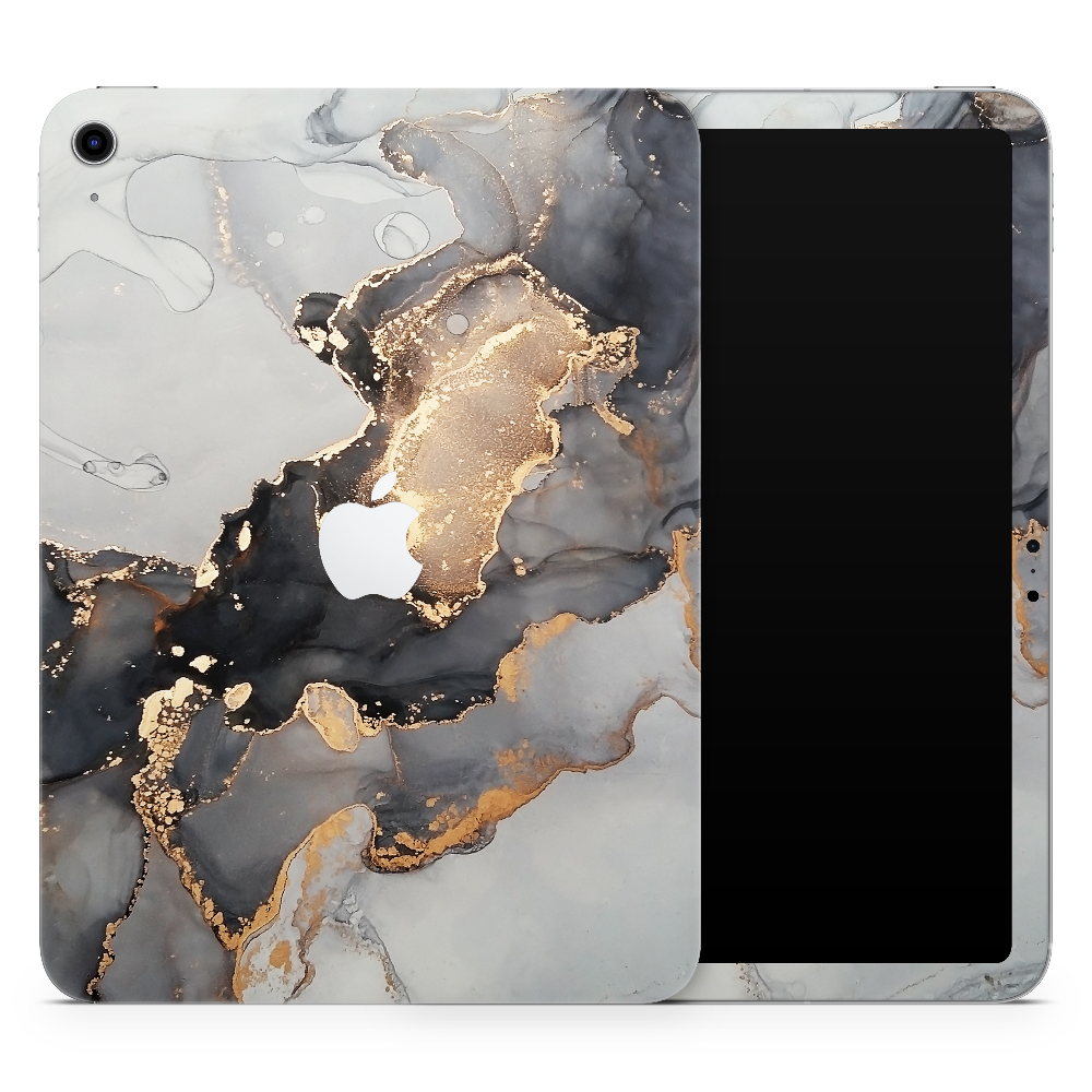 Black Marble Apple iPad Skin
