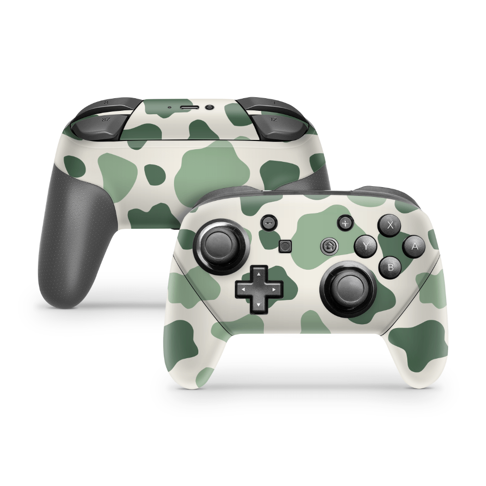 Matcha Moo Moo Nintendo Switch Pro Controller Skins