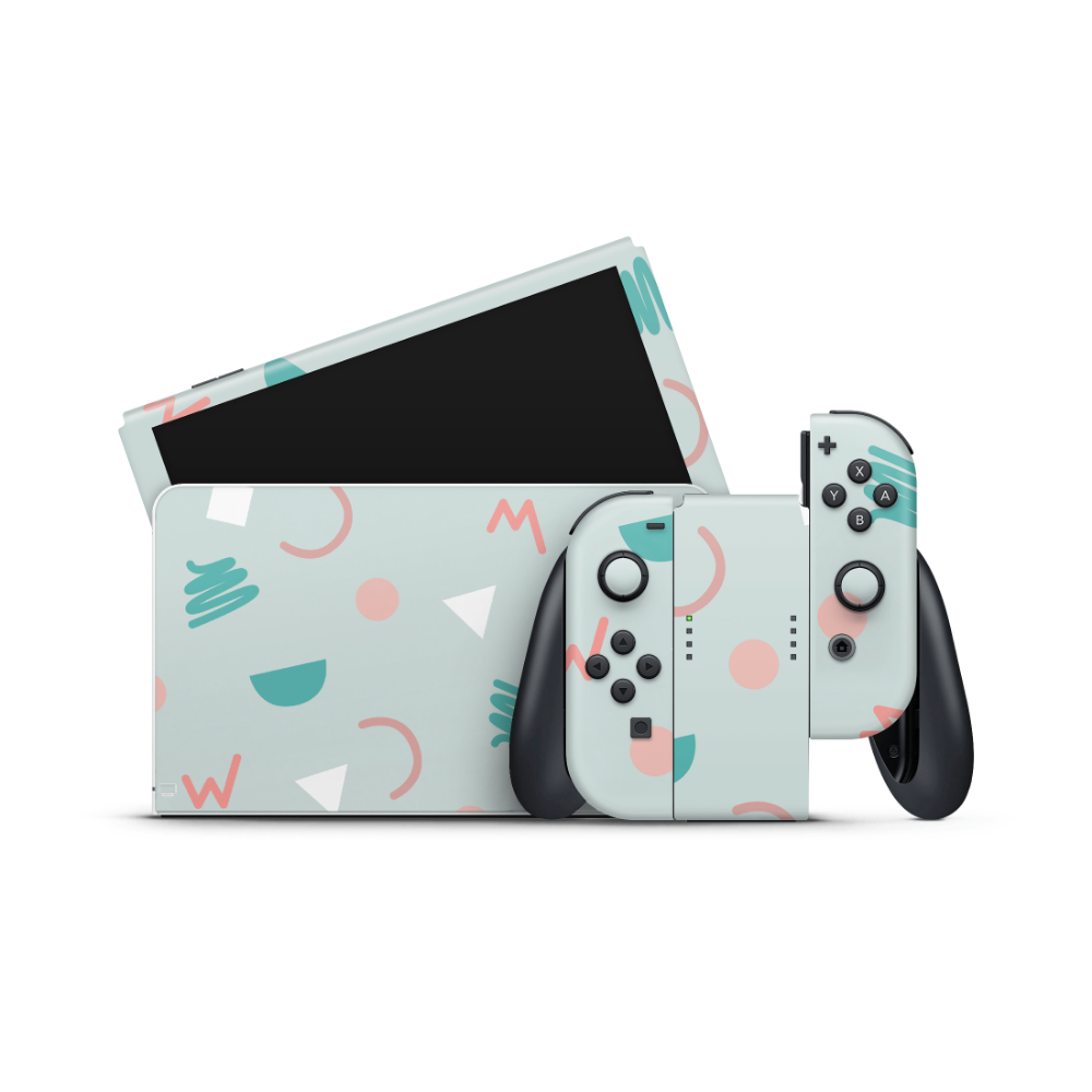 Retro Movement Nintendo Switch OLED Skin