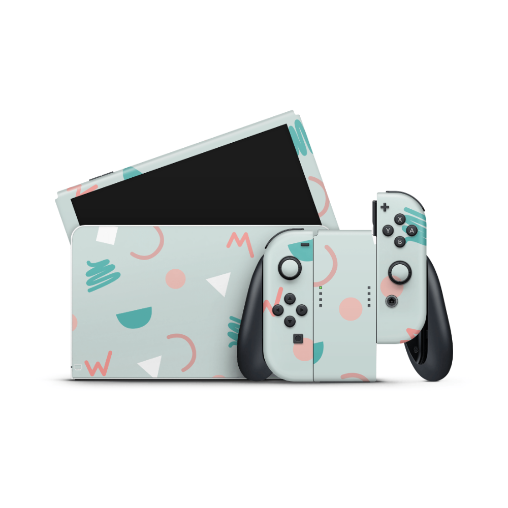 Retro Movement Nintendo Switch Skin