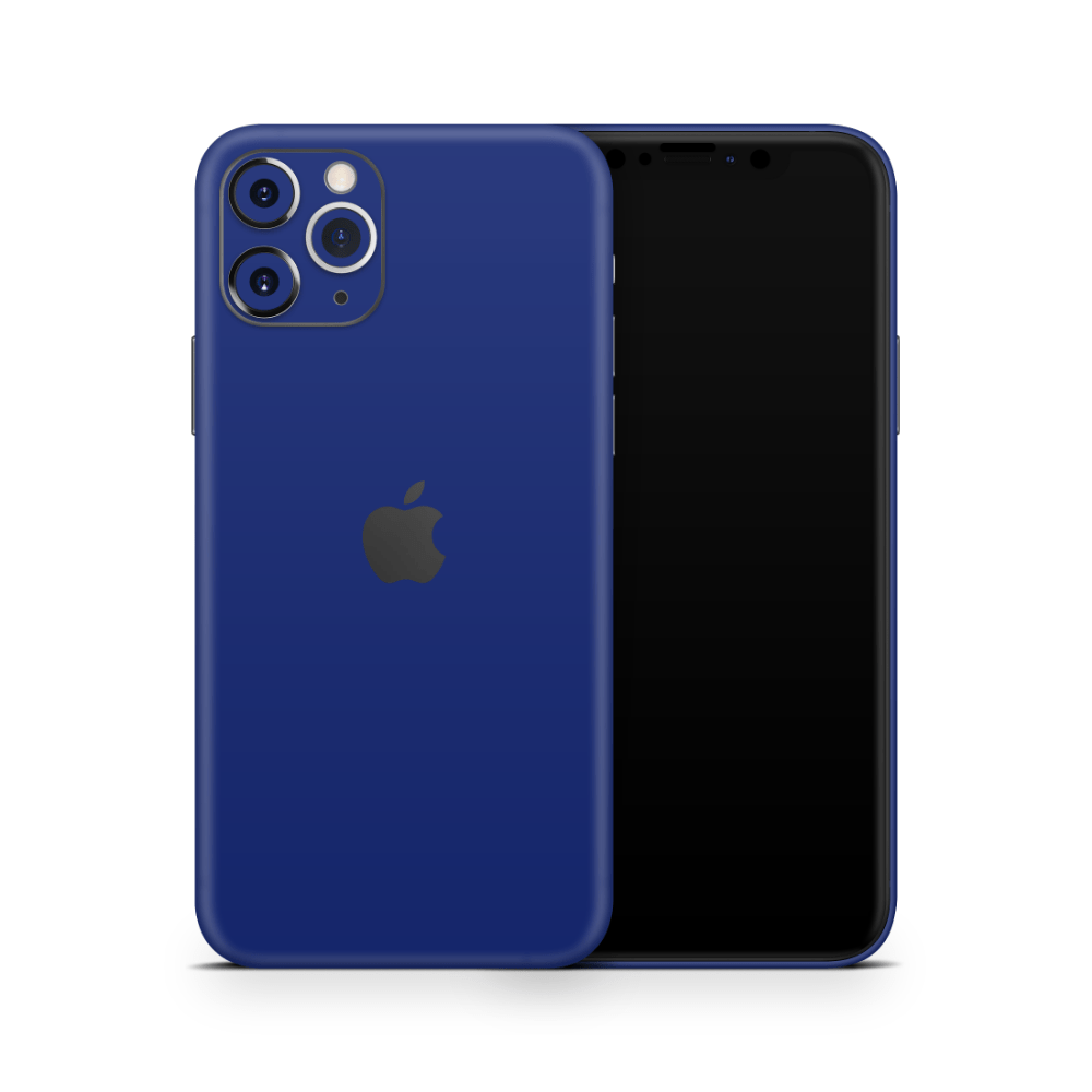Royal Blue Apple iPhone Skins