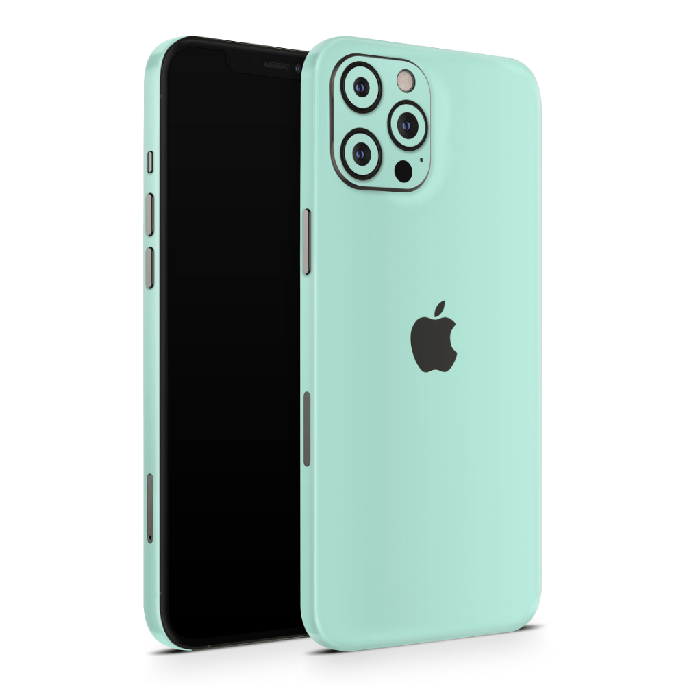 Pastel Mint Apple iPhone Skins