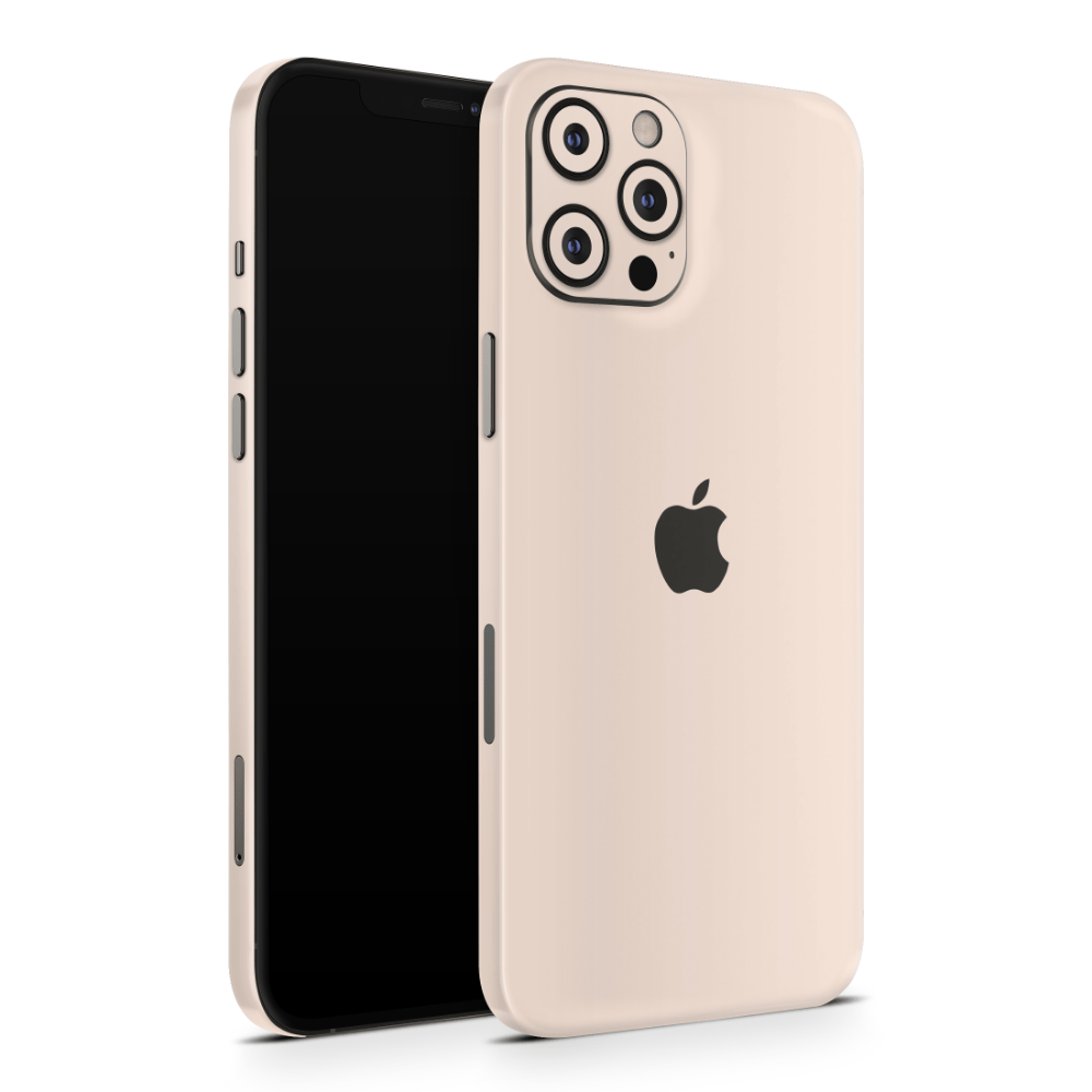Light Creme Apple iPhone Skins